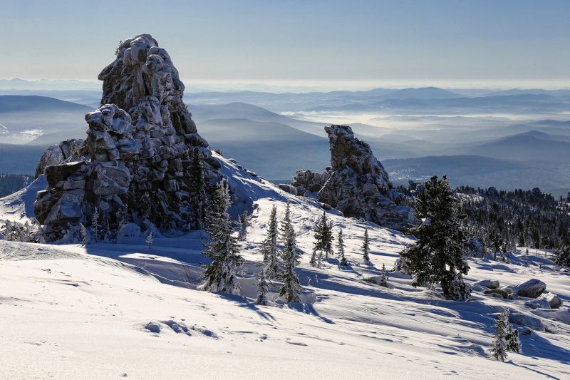 горная шория, сибирь, шерегеш В стране великановphoto preview