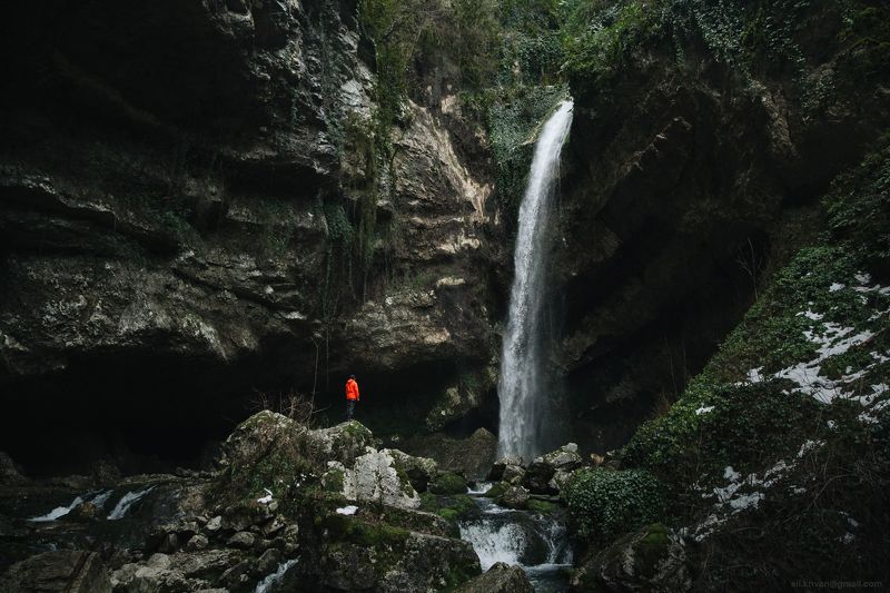 Водопад, Сочи, Пасть Дракона, Глубокий Яр, Красная Поляна Глубокий Ярphoto preview