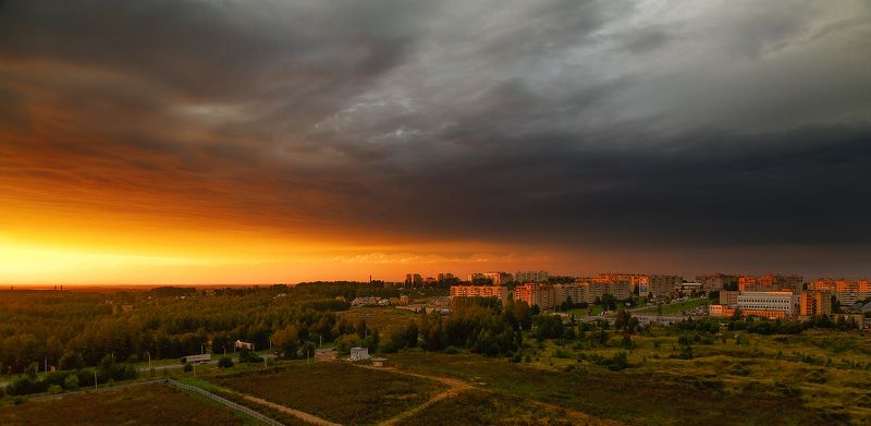 вечер, небо, закат ***photo preview