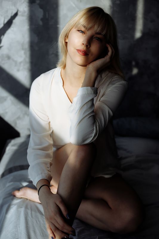 sun, girl, morning, light, shadow, beauty, art, blonde Alexandraphoto preview