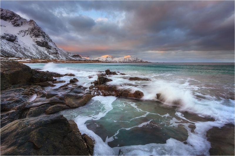 skagsanden beach,lofoten islands.norway. photo preview