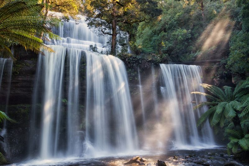 австралия, водопад Лучи воды и светаphoto preview