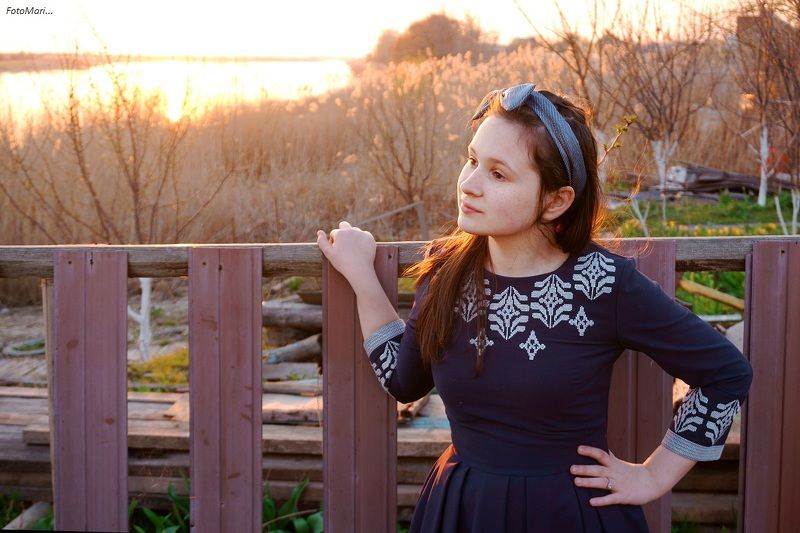 портрет,люди,образ,взгляд,лиля Портрет на закате.photo preview