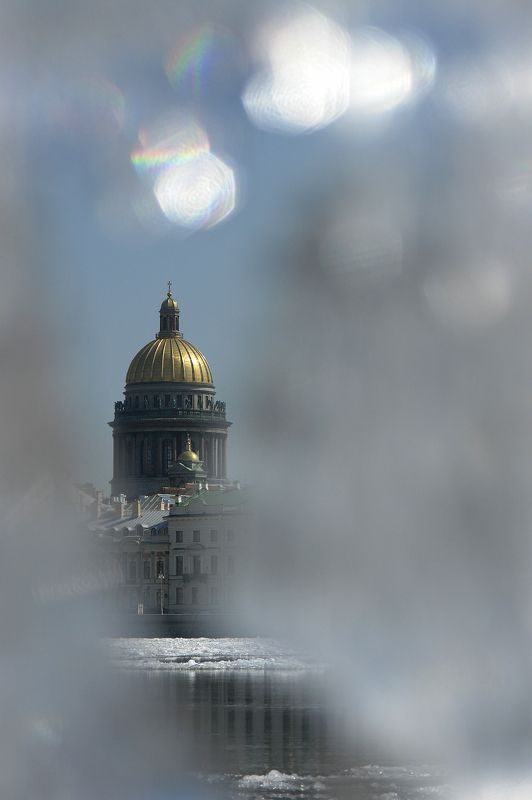 город, архитектура, собор, весна Весенний Исаакийphoto preview