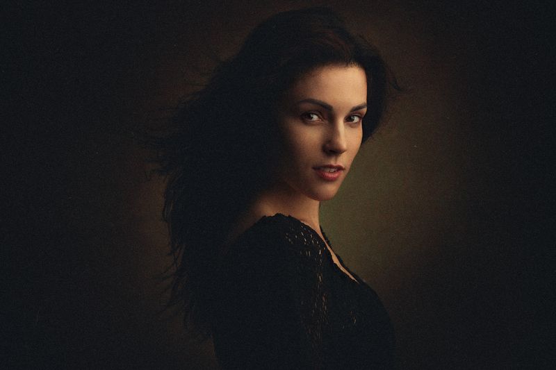 портрет, девушка, картина Викторияphoto preview