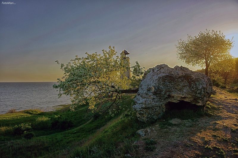 пейзаж,вечер,закат,природа, Сила природы.photo preview