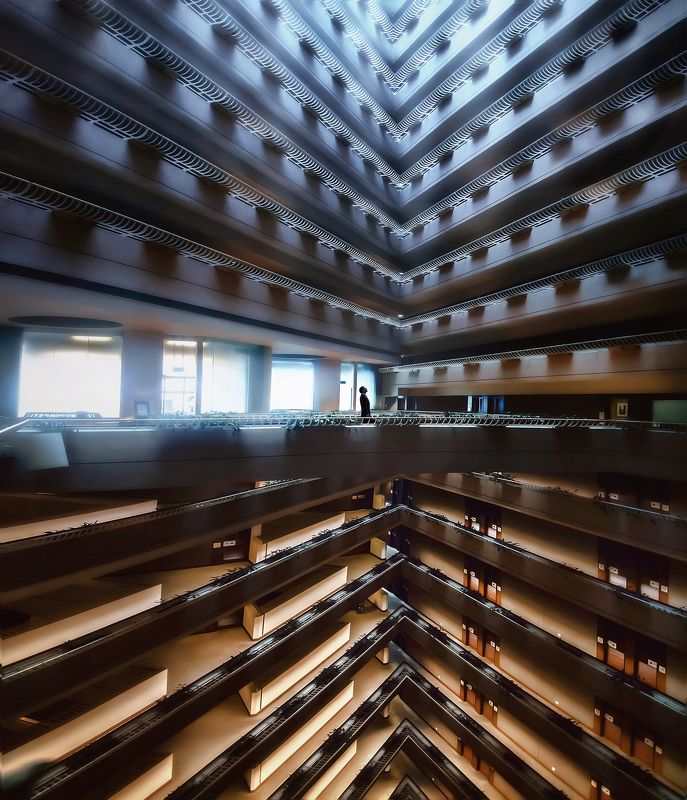 симметрия, архитектура, атриум, сингапур Альфа Омикронphoto preview