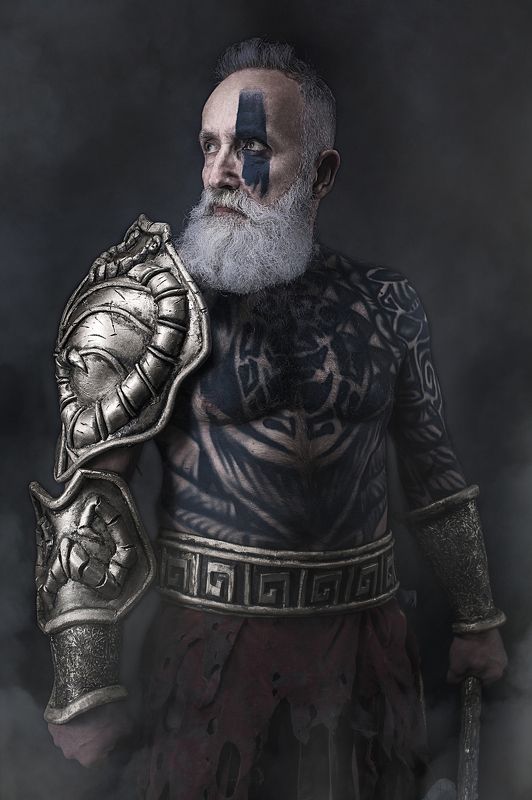 #kirillgolovan #warrior #grayhead Warrior tattoophoto preview