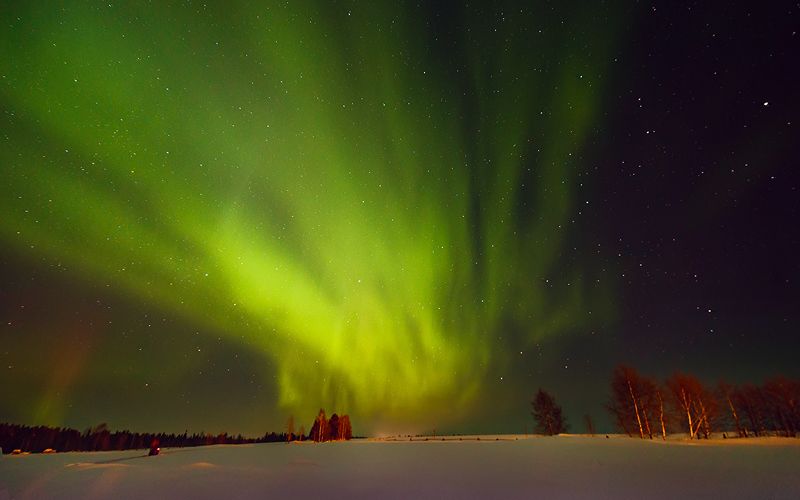 северное сияние,ночь,природа,коми,север Печора д.Бызовая крайнее СС от 19.03.18г зимний сезон закрыт фото превью