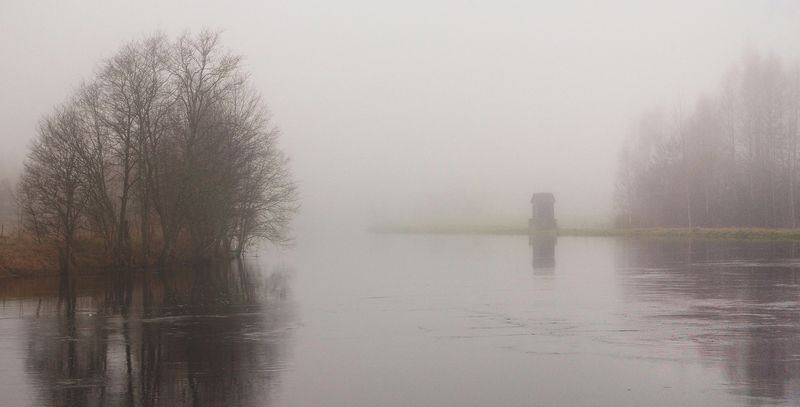 березайка, туман, река, весна Весенний туман на Березайке фото превью