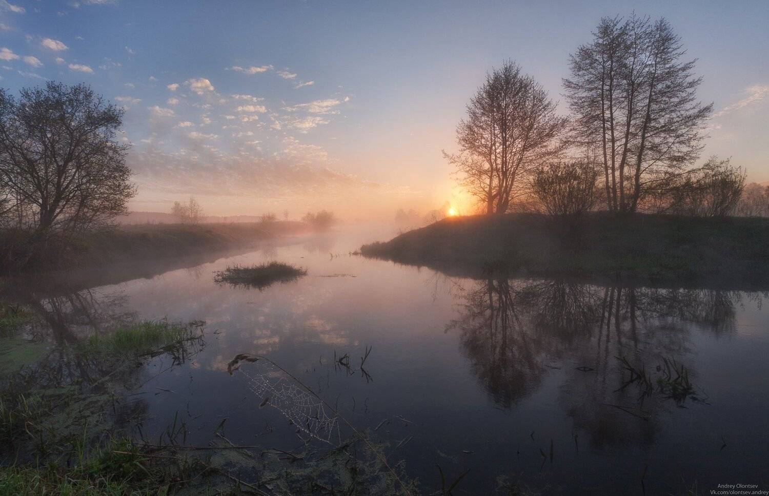Ах, это утро. Автор: Андрей Олонцев солнце, россия, рассвет, природа, подмосковье, погода, пейзажи, пейзаж, отражение, наукоград, красота, дубна, вода, весна, weather, water, spring, russia, reflection, naukograd, nature, moscow, landscape, dawn, canon dubna, beauty, Андрей Олонцев
