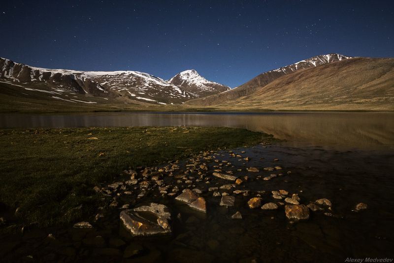 mountains, горы, Памир, скалы, Таджикистан, тракт, вахан, гбао, Tajikistan, бадахшан, памирский	 Ночная тишинаphoto preview