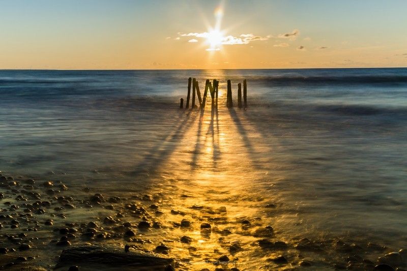 море, пейзаж, камни, seascape, sea, sunlight, sunset,sun, солнце, закат, ***photo preview