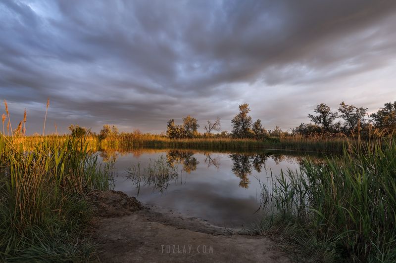 земля таманская, таманский полуостров, вечер Пока нет рыбаков... фото превью