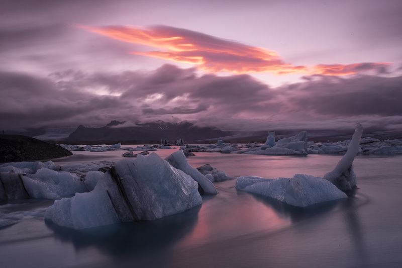 iceberg,iceland,sunset,ice,lake,clouds Ice3photo preview