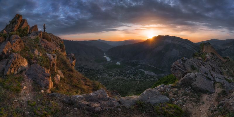 дагестан, кавказ, гуниб Дагестан. Новый день в Гунибе. фото превью
