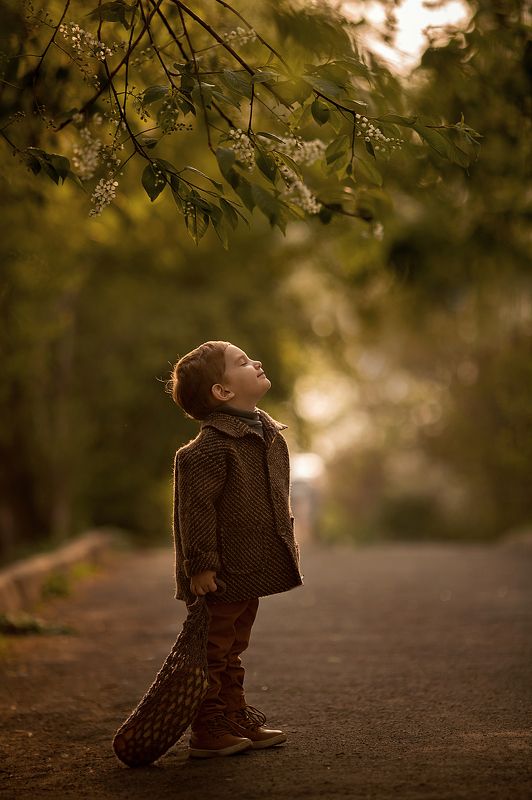 детская фотография Запахло веснойphoto preview