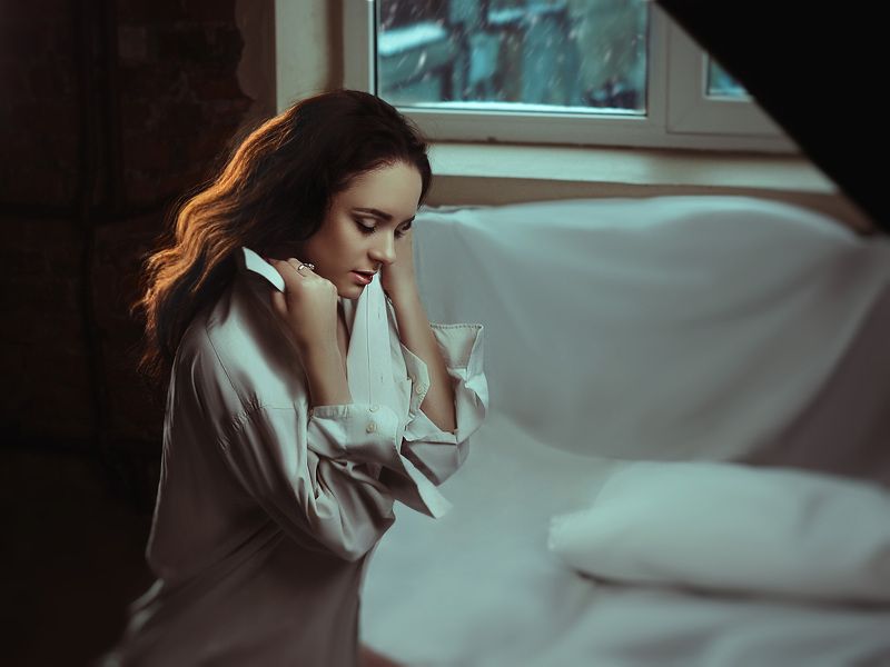 девушка, модель. портрет photo preview