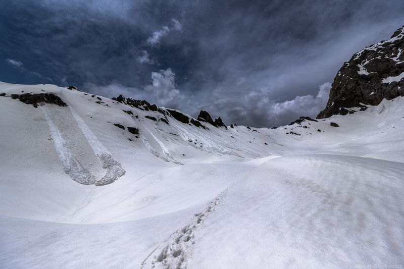горы, скалы, Таджикистан, фаны, перевал, снег, лавина, памир, Казнок, mountains,Tajikistan, Фаны, Лавинная долинаphoto preview