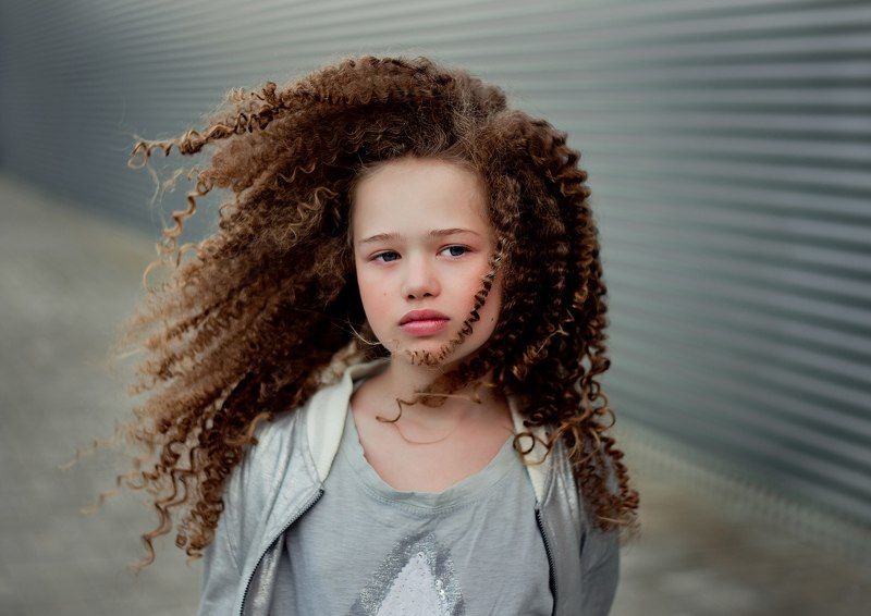 дети, евочка, красиво, нежно, волосы, лето Варвараphoto preview