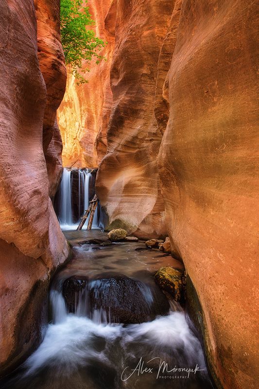 сша, каньон, река, вода, водопад, абстракция, юта, путешествие, фототур, длинная выдержка, Водопад в каньоне Канарра, Ютаphoto preview