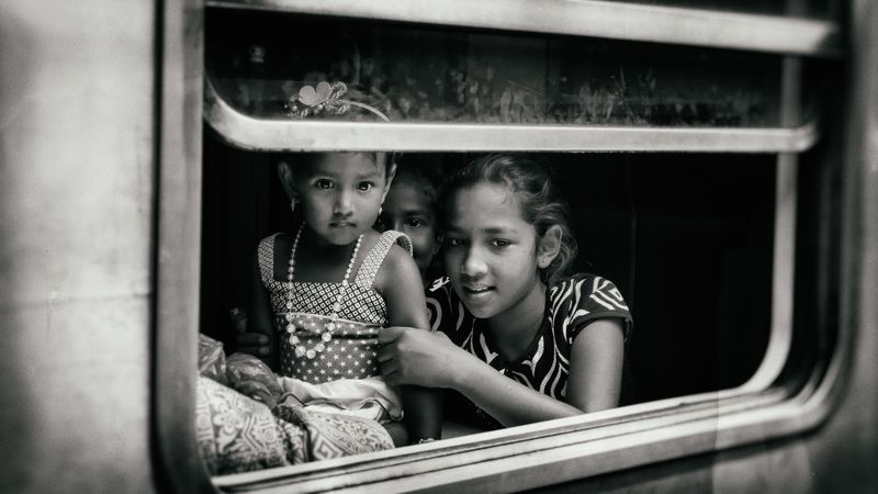 дорога, поезд, шри-ланка, взгляд в окне Взгляд в окне.photo preview