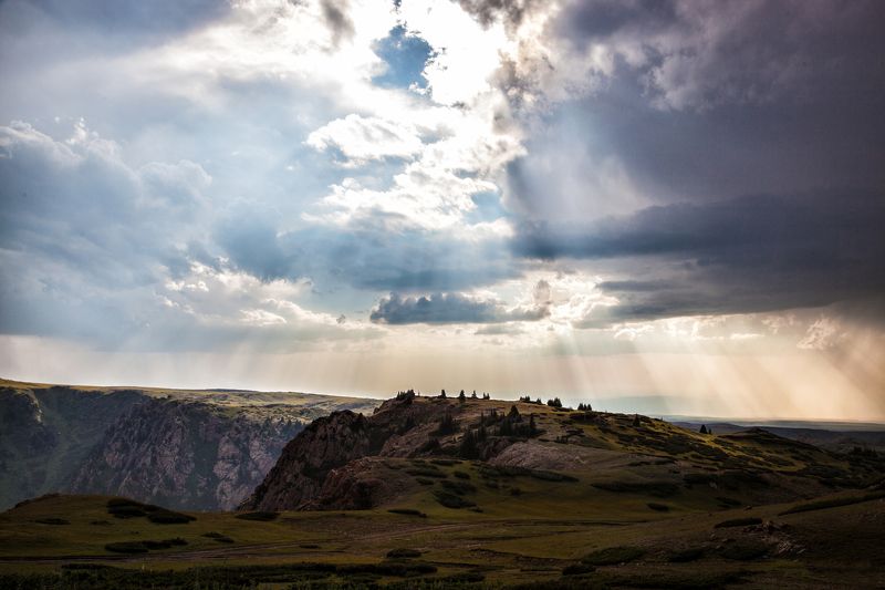 пейзаж, природа, облака, тучи, солнце, лучи солнца, горы, красиво, фотограф Алматы, Алматы, Казахстан, landscape, nature, clouds, cloud, sun, kazakhstan,  После дождяphoto preview