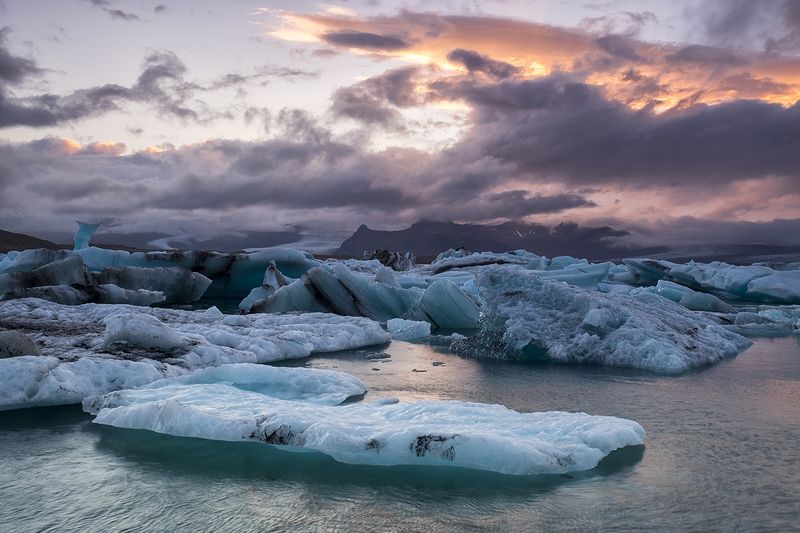 ice,iceland,iceberg,sunset,red,clouds Ice7photo preview
