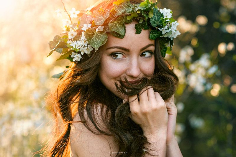 портрет, девочка, весна Веснаphoto preview