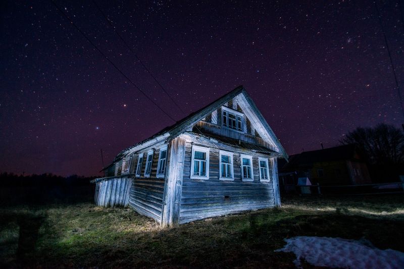 великий двор, весна, вологодчина, кема, север,ночь *photo preview