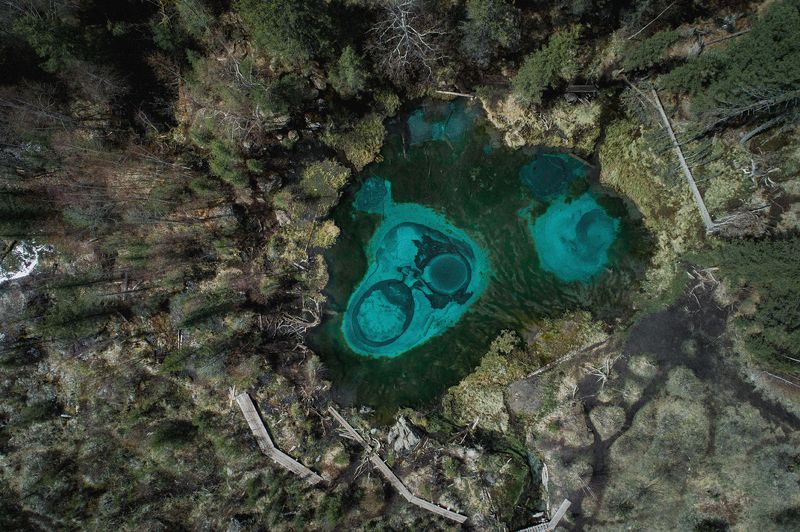 путешествия, гейзеровое, алтай, озеро, туризм, исследование, пейзаж, горы, река, хайкинг, марс, сибирь, topview Гейзеровое озероphoto preview