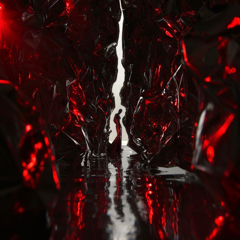 red,light,girl,metal,laser,queen,art,parishkov Red Queen photo preview