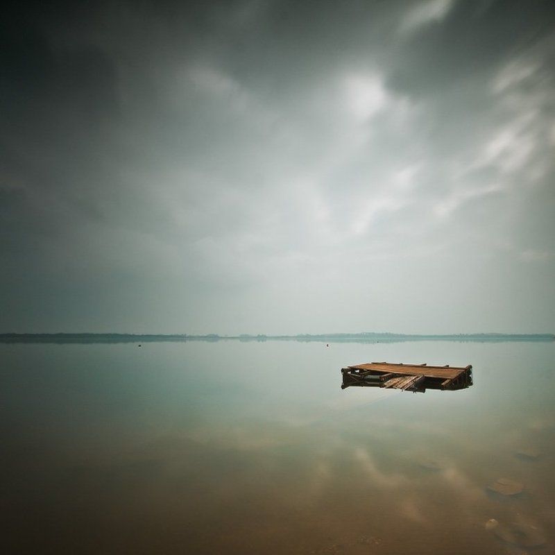 Old bridge under waterphoto preview
