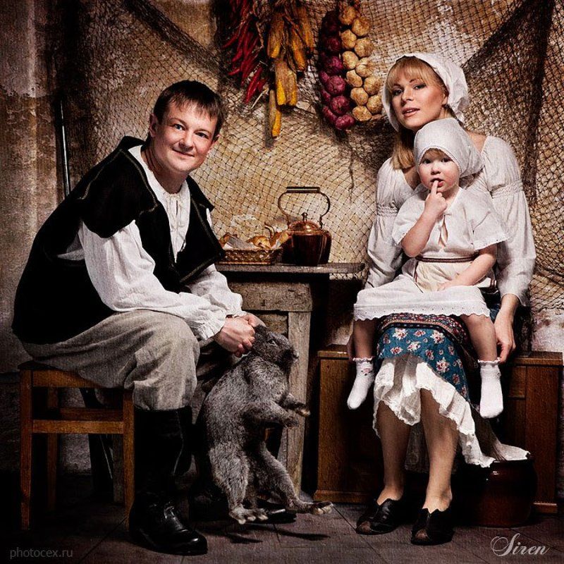 Семейный портрет... с кроликомphoto preview
