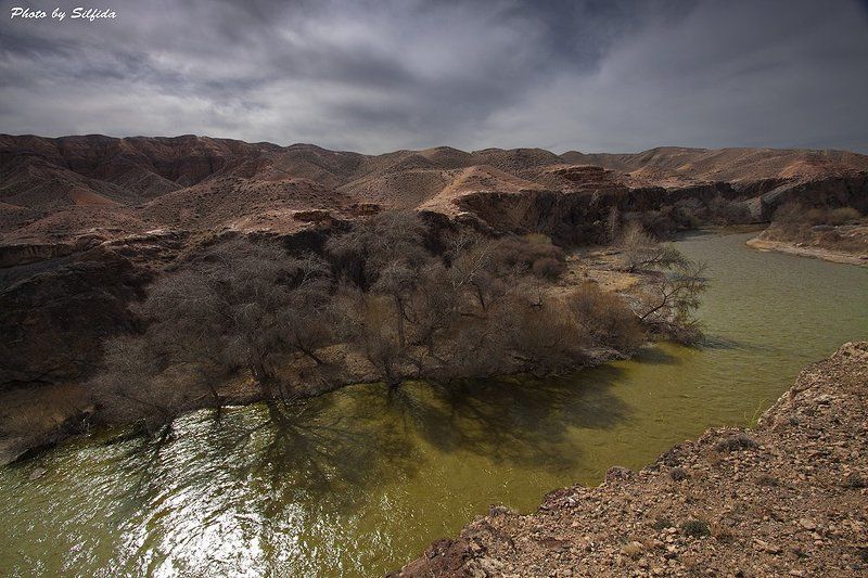 река, скалы, каньон Урочище  Чарын.photo preview
