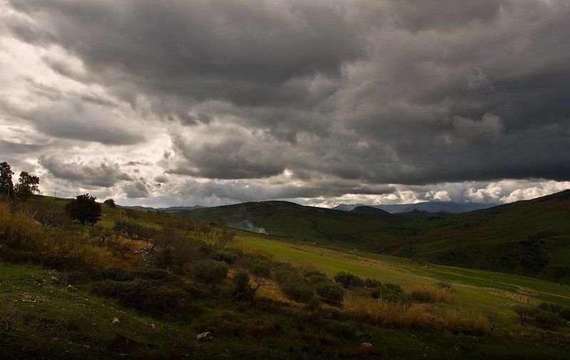 сицилия, италия, природа Переменная облачность.photo preview