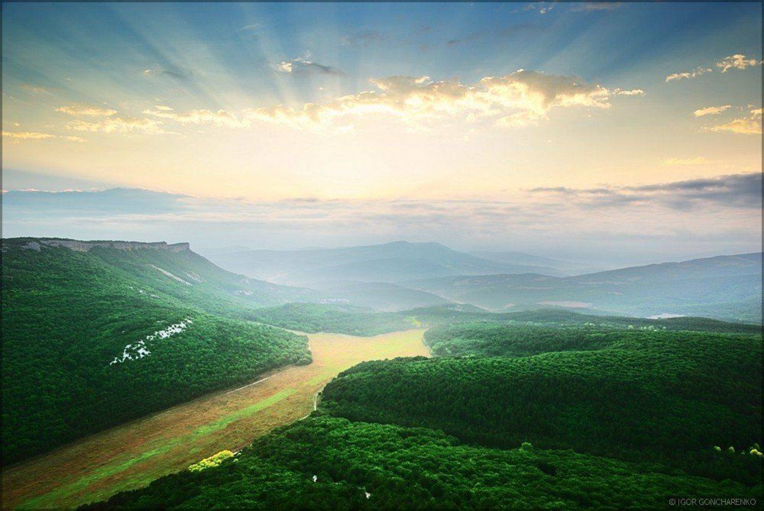 пейзаж, крым, горы, мангуп, Игорь