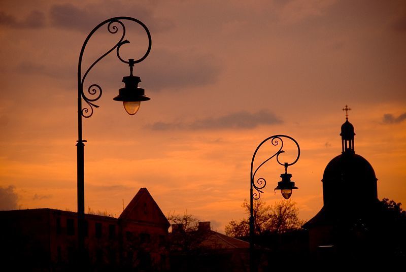 закат, каменец-подольский fonariki фото превью