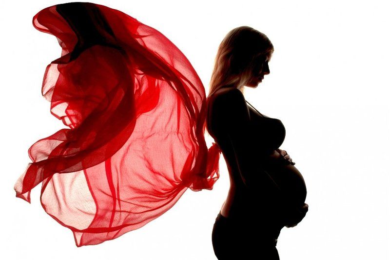 крылья, девушка, беременность 0001photo preview