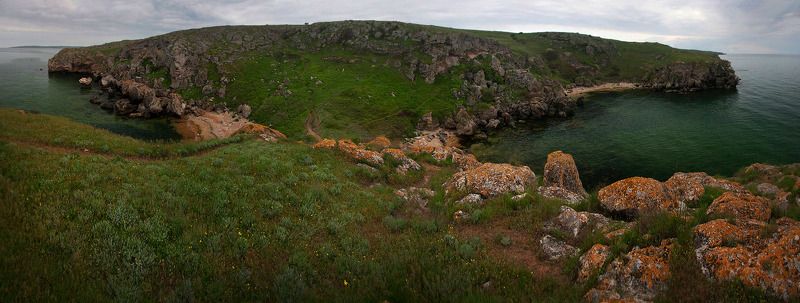 крым, весна, море Зеленый майphoto preview