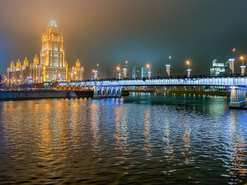 москва столица  moscow msk russia россия urban landscape Вечерние огниphoto preview