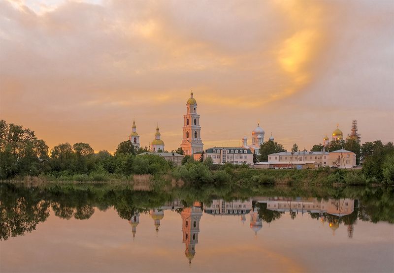 дивеево,монастырь,весна Закатное фото превью