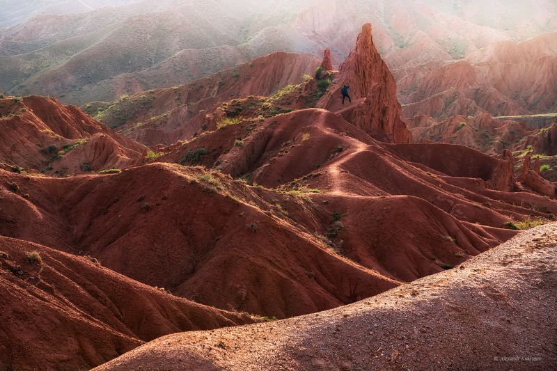 пейзаж,рассвет,киргизия,каньон сказка Утро в Сказке...photo preview