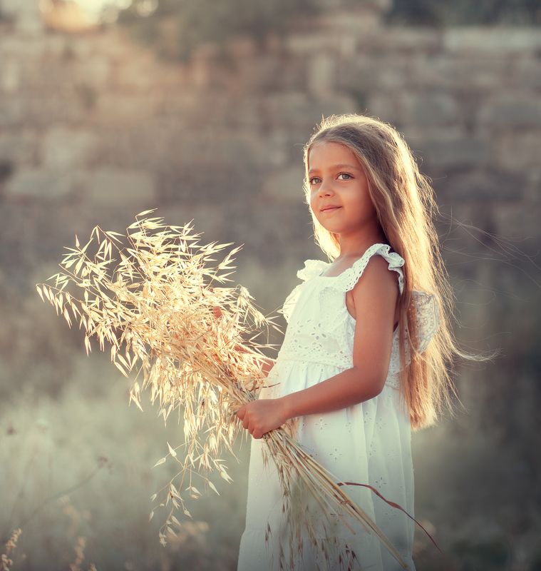 волшебный свет, закат, златовласка, sunset, white dress, sunlight, beautiful light Goldilocksphoto preview