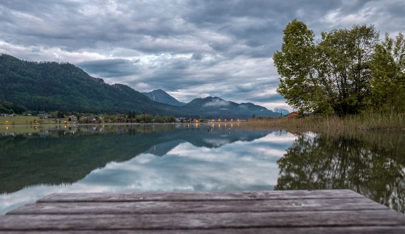 Sunrise in the lake Weissensee IIphoto preview