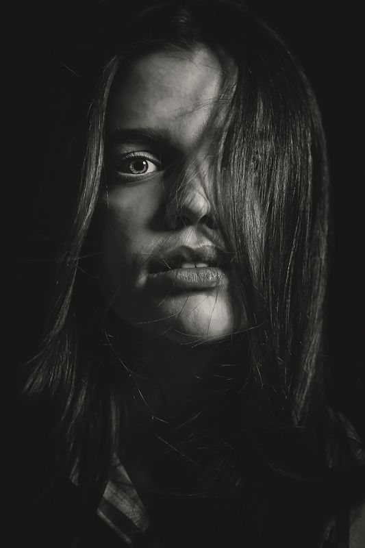 портрет, глаза, женщина, волосы Марина.photo preview