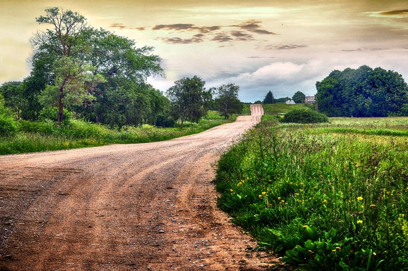 дорога Гравийная дорогаphoto preview