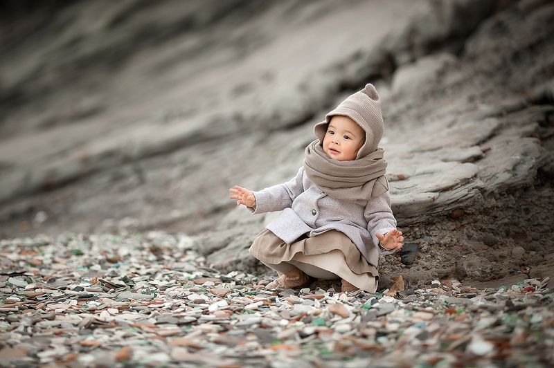 дальний восток детство побережье весна photo preview