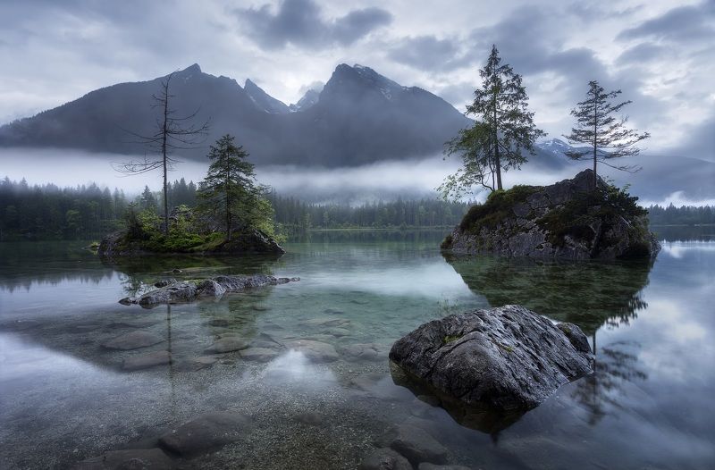 озеро, Хинтерзее, Hintersee, Германия Озеро Хинтерзее. Германия.photo preview