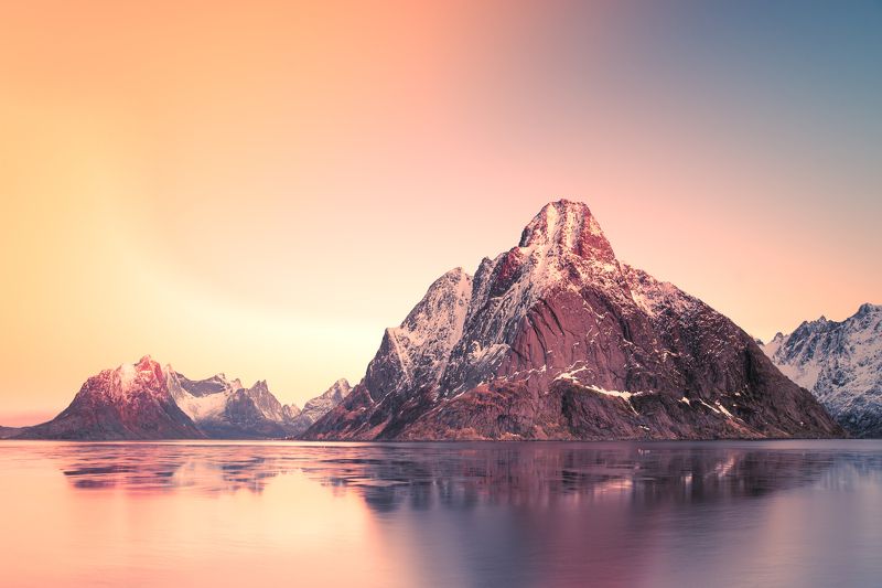 lofoten in the morningphoto preview